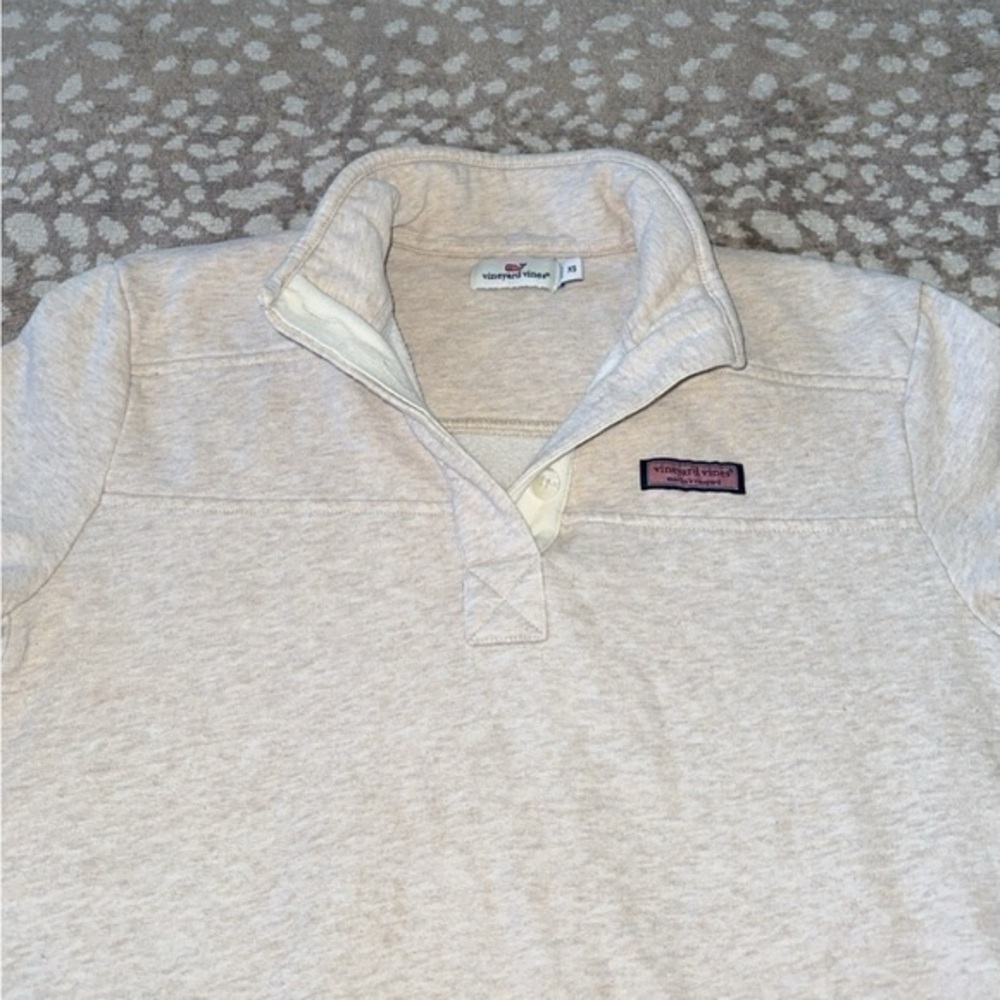 Vineyard Vines Heathered Button Placket Shep Shir… - image 2